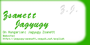 zsanett jagyugy business card